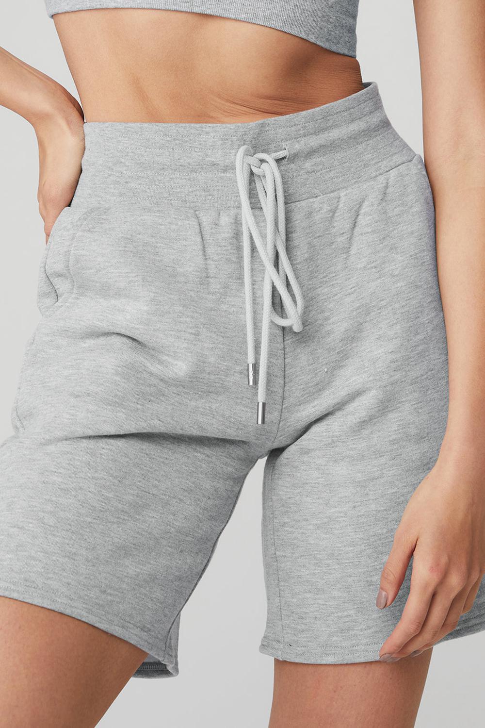 Alo Yoga High-Waist Easy Sweat Donna Short Grigie | Italia  JMC-938215