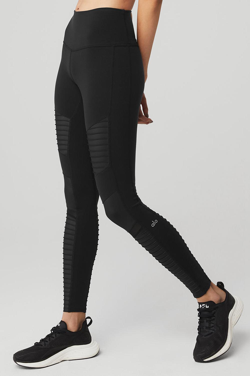 Alo Yoga High-Waist Motos Donna Legging Nere Nere | Italia  QUZ-780956