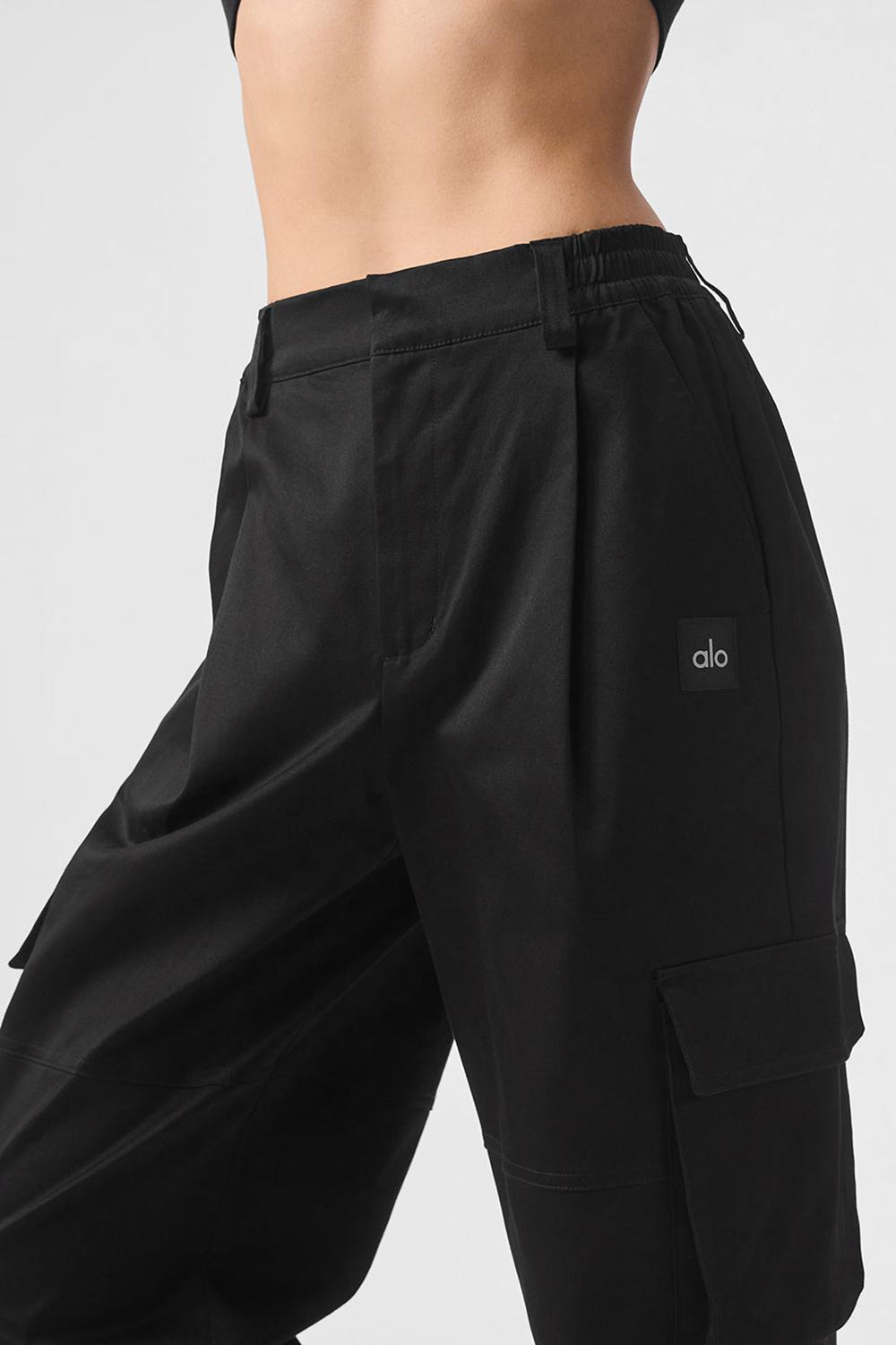 Alo Yoga High-Waist Night Out Cargo Donna Pant Nere | Italia  VRB-235469