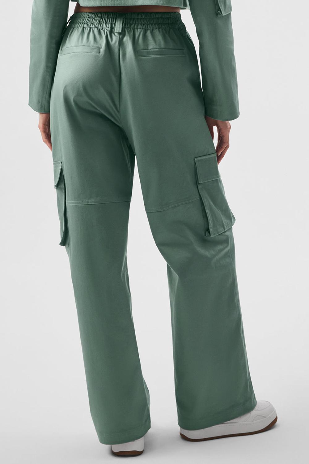 Alo Yoga High-Waist Night Out Cargo Donna Pant Verdi | Italia  ZIF-582370