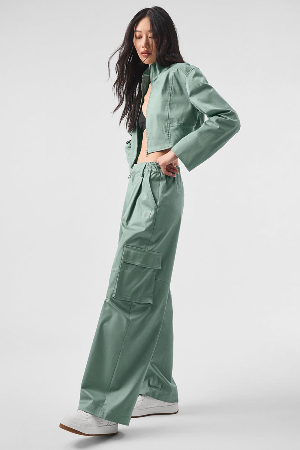 Alo Yoga High-Waist Night Out Cargo Donna Pant Verdi | Italia  ZIF-582370