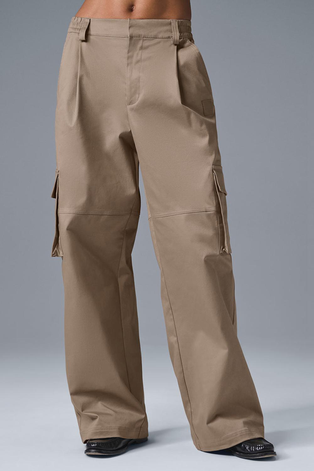 Alo Yoga High-Waist Night Out Cargo Donna Pant Gravel | Italia  PNY-104253