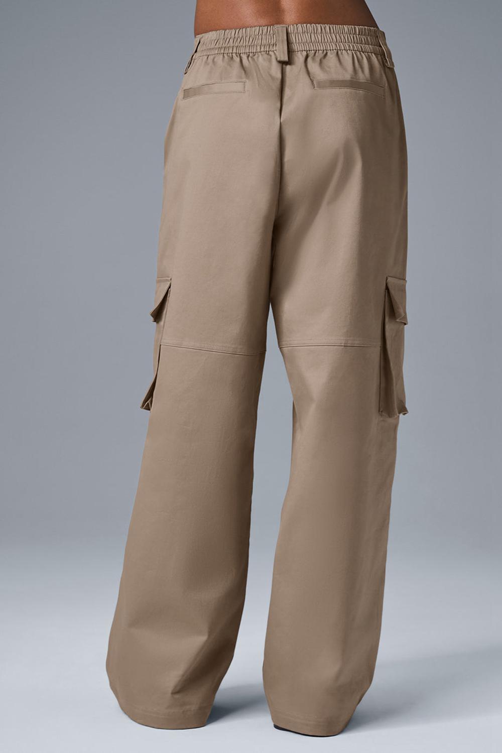Alo Yoga High-Waist Night Out Cargo Donna Pant Gravel | Italia  PNY-104253