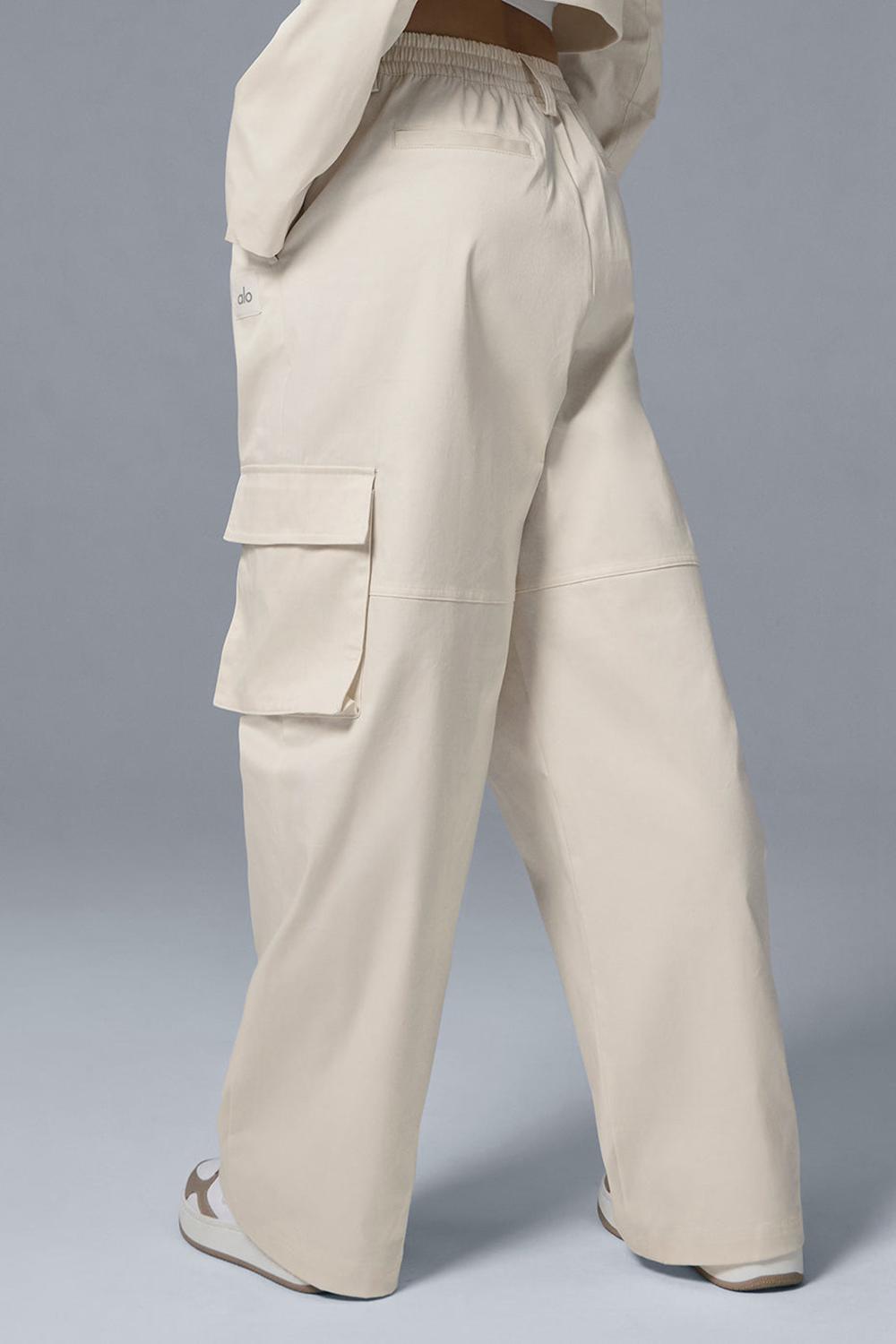 Alo Yoga High-Waist Night Out Cargo Donna Pant Ivory | Italia  SHD-369812