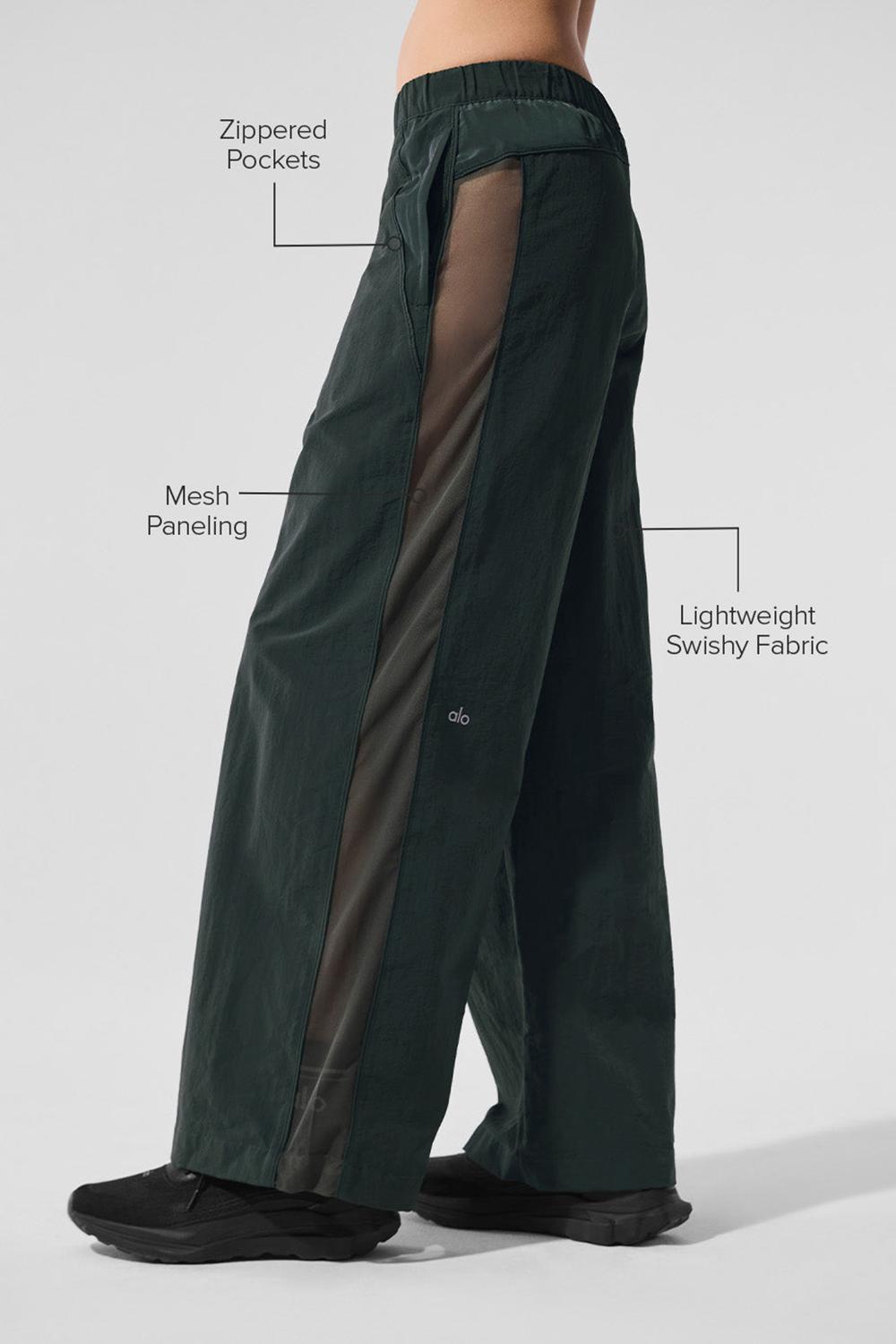 Alo Yoga High-Waist Origin Wide Leg Track Donna Pant Verdi | Italia  YCA-604283