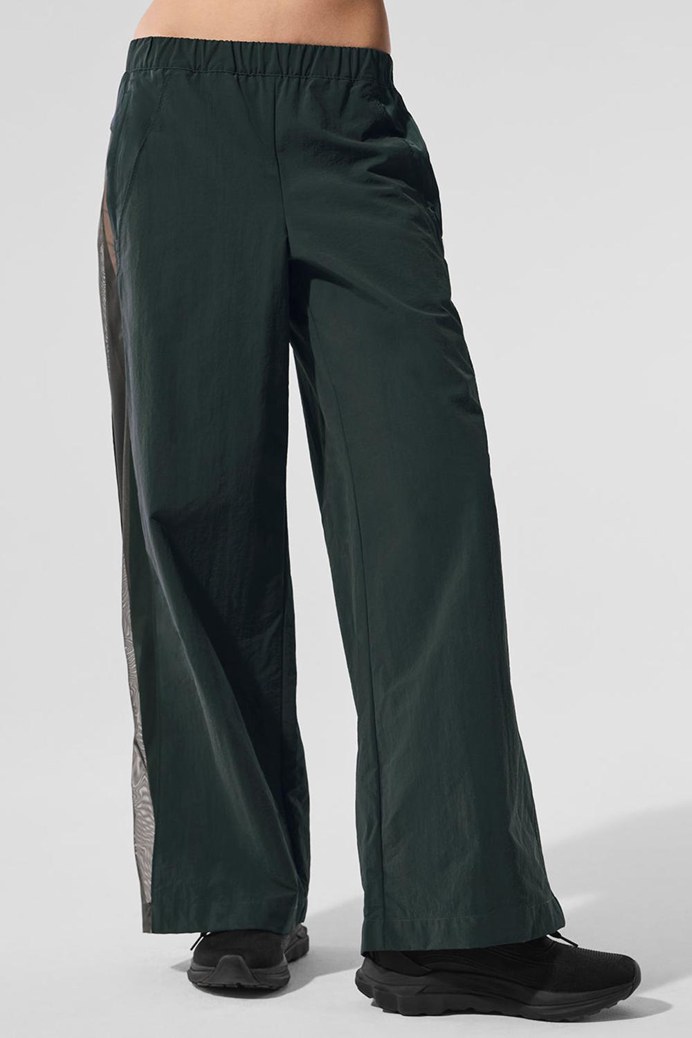 Alo Yoga High-Waist Origin Wide Leg Track Donna Pant Verdi | Italia  YCA-604283