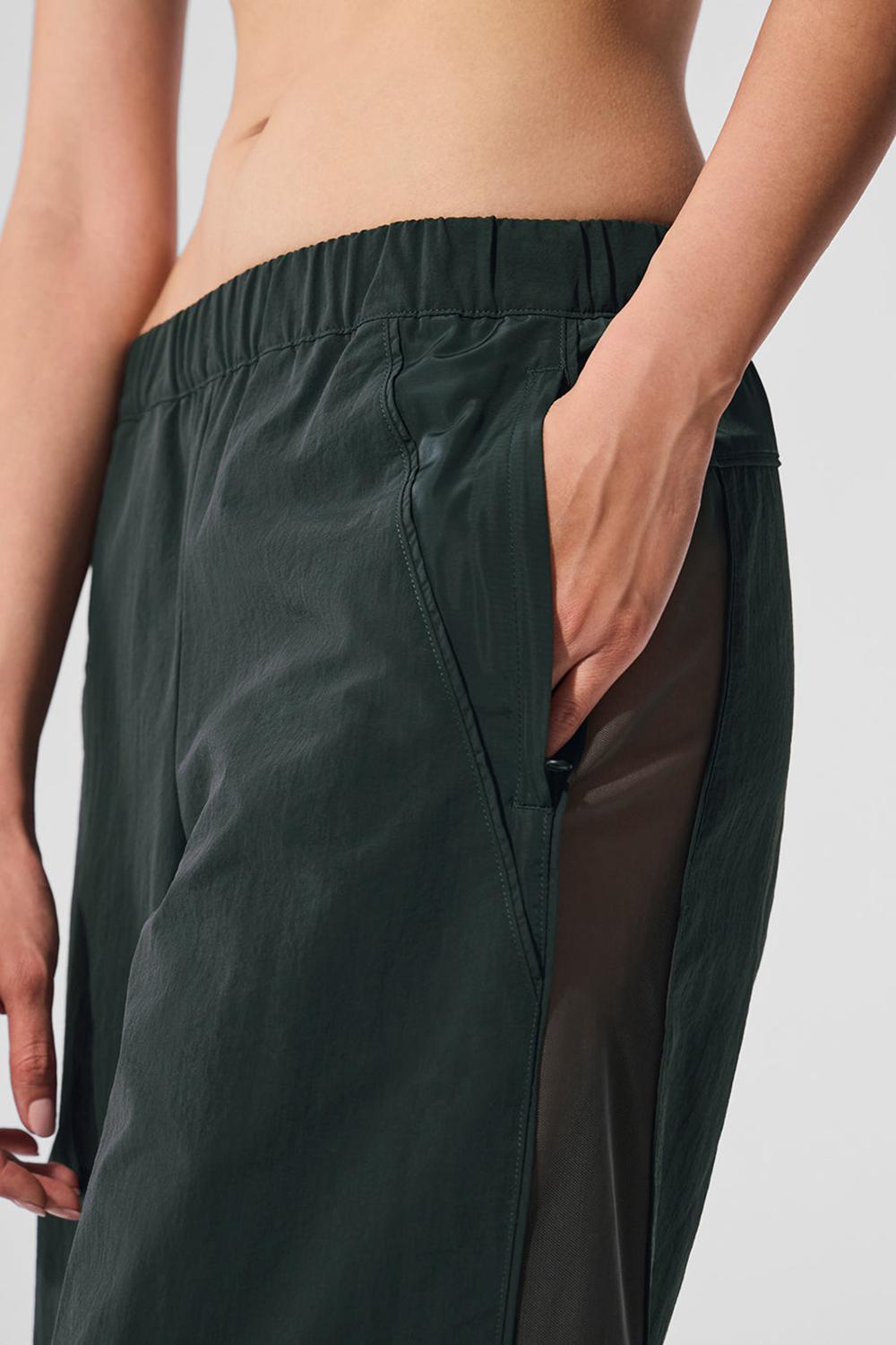 Alo Yoga High-Waist Origin Wide Leg Track Donna Pant Verdi | Italia  YCA-604283