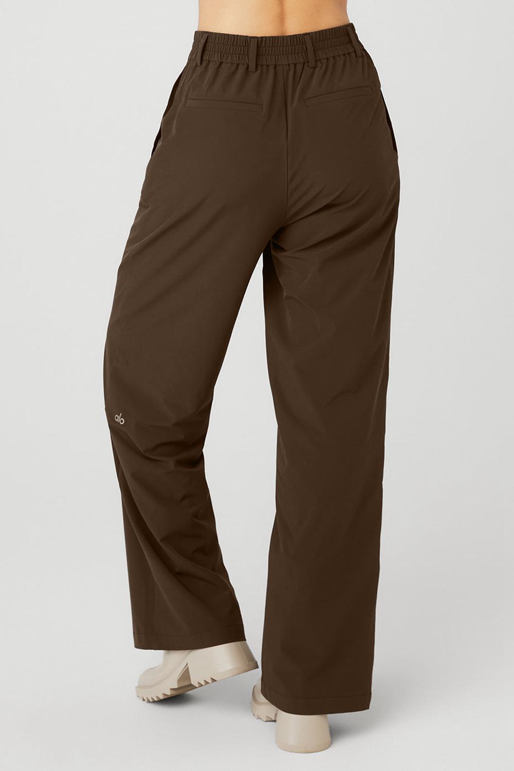 Alo Yoga High-Waist Pursuit Donna Pant Espresso | Italia  FOJ-875043