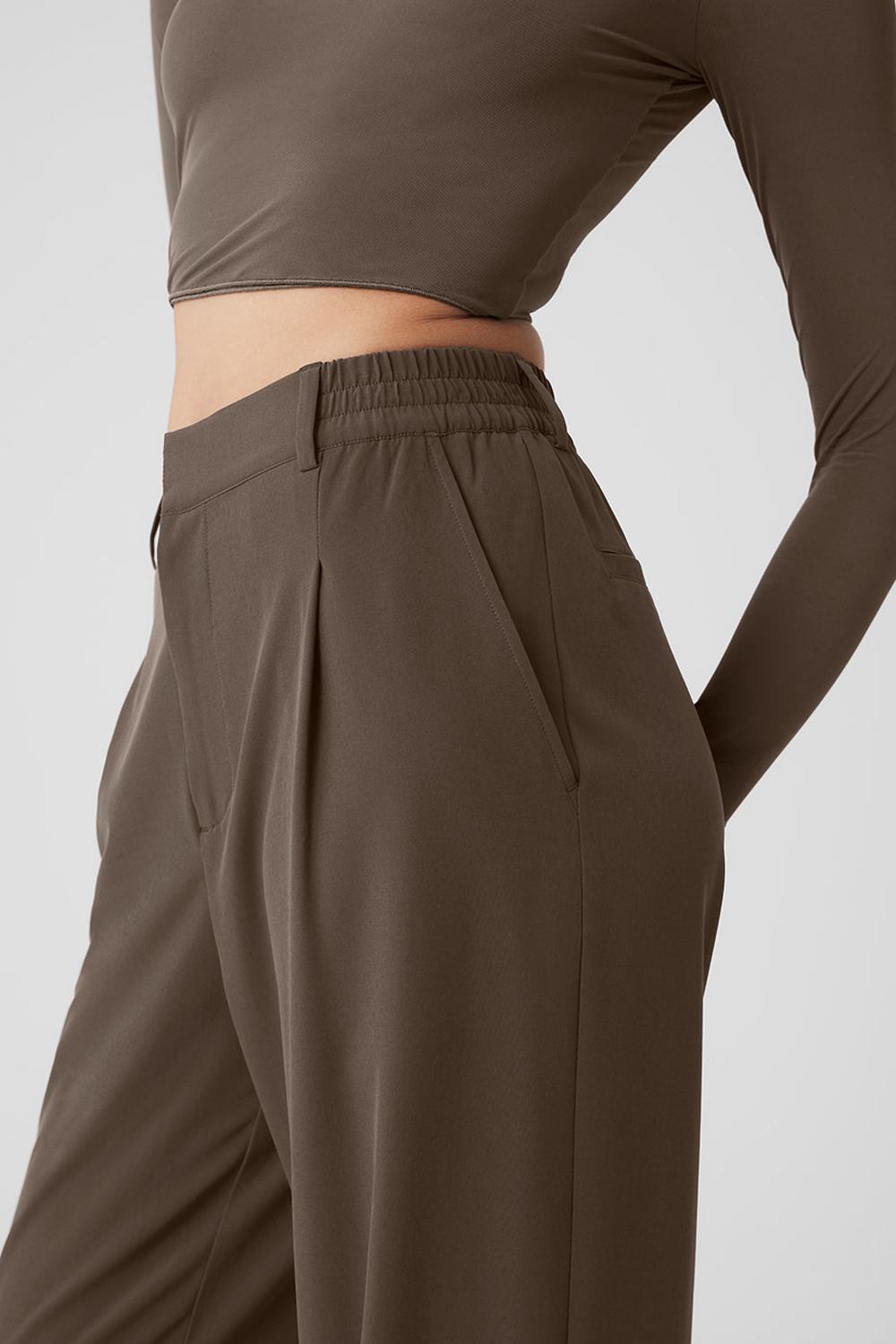 Alo Yoga High-Waist Pursuit Donna Pant Verde Oliva | Italia  LCO-250796