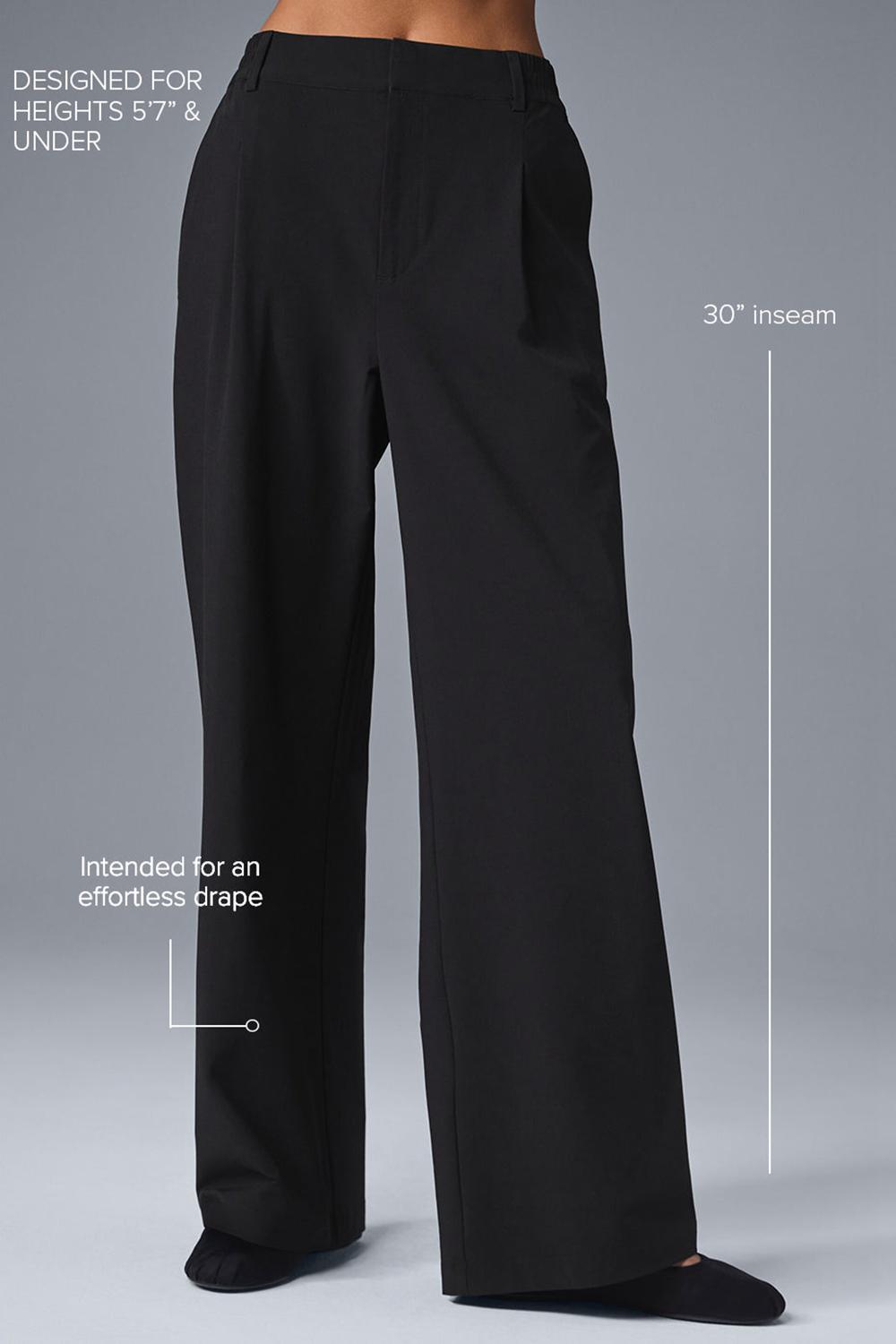 Alo Yoga High-Waist Pursuit (Regular) Donna Pant Nere | Italia  DUB-159643
