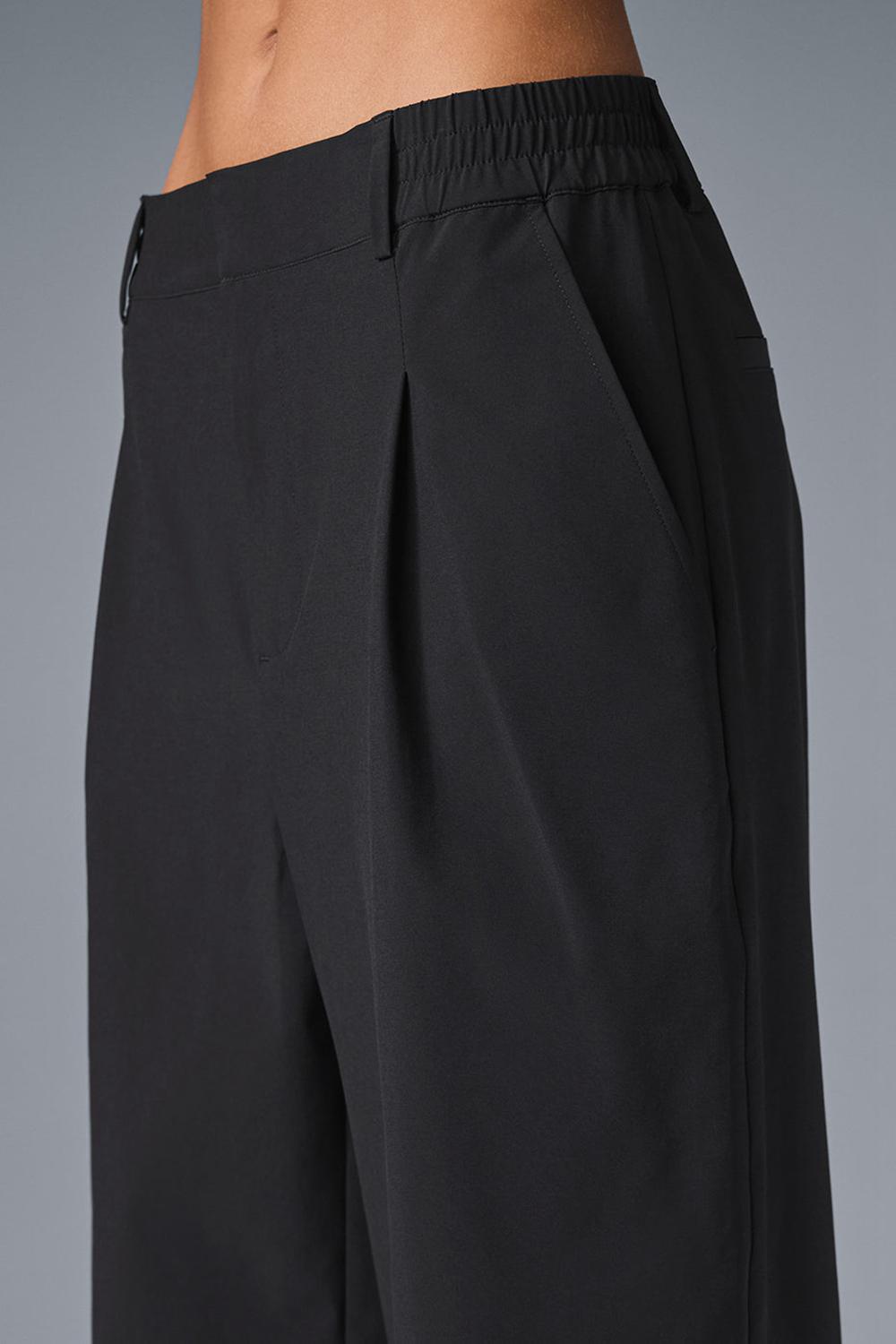 Alo Yoga High-Waist Pursuit (Regular) Donna Pant Nere | Italia  DUB-159643