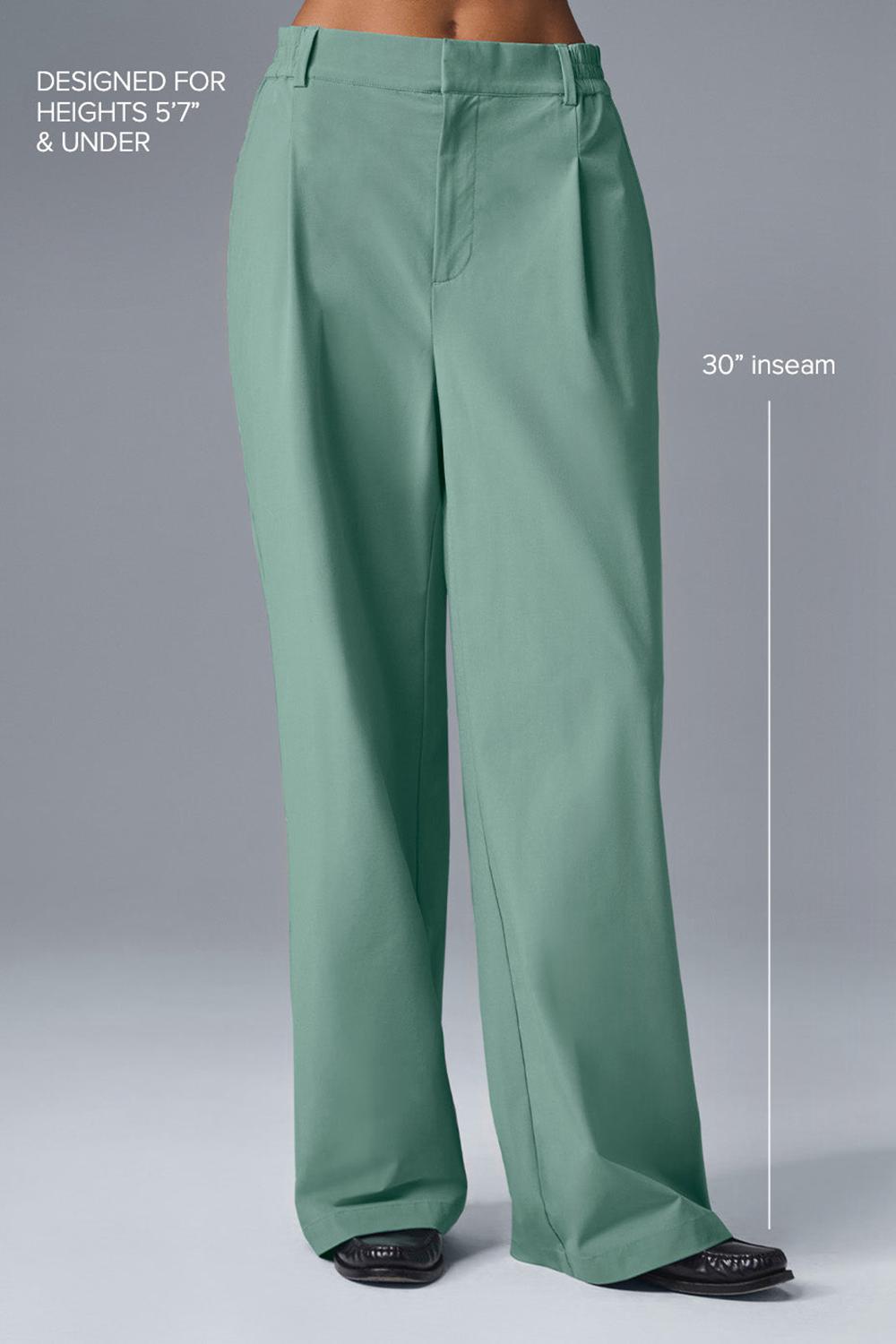 Alo Yoga High-Waist Pursuit (Regular) Donna Pant Verdi | Italia  WZD-962178