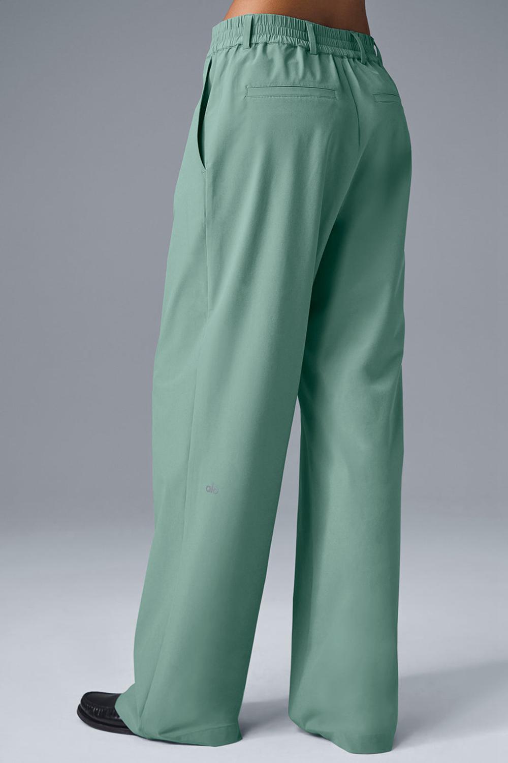 Alo Yoga High-Waist Pursuit (Regular) Donna Pant Verdi | Italia  WZD-962178