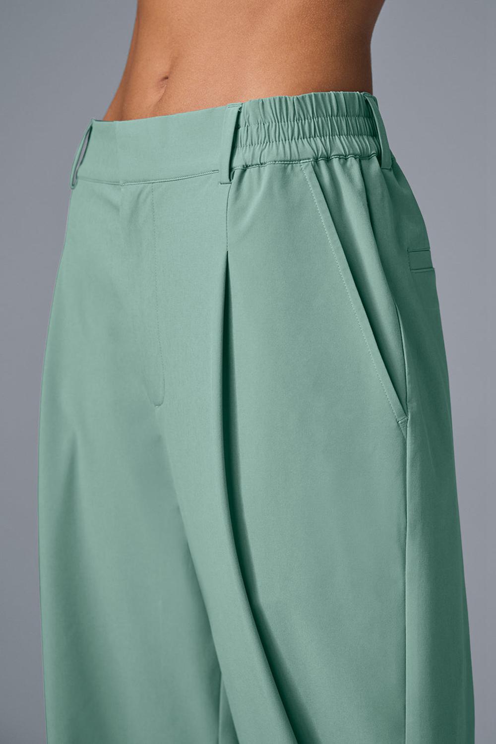 Alo Yoga High-Waist Pursuit (Regular) Donna Pant Verdi | Italia  WZD-962178