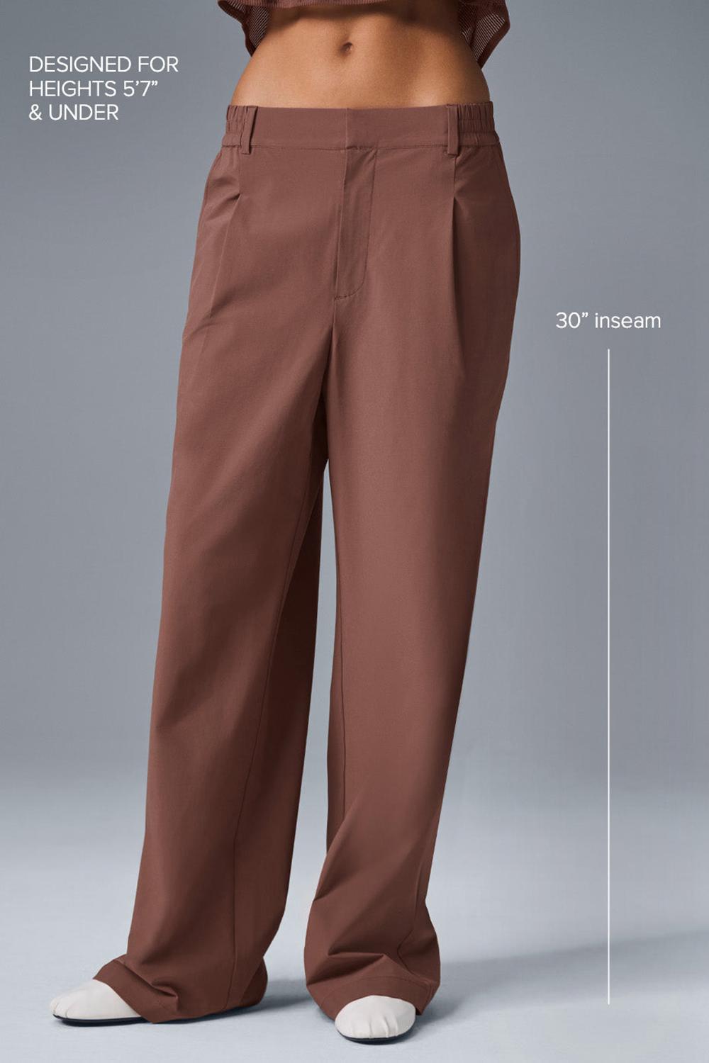 Alo Yoga High-Waist Pursuit (Regular) Donna Pant Chestnut | Italia  RJI-865720