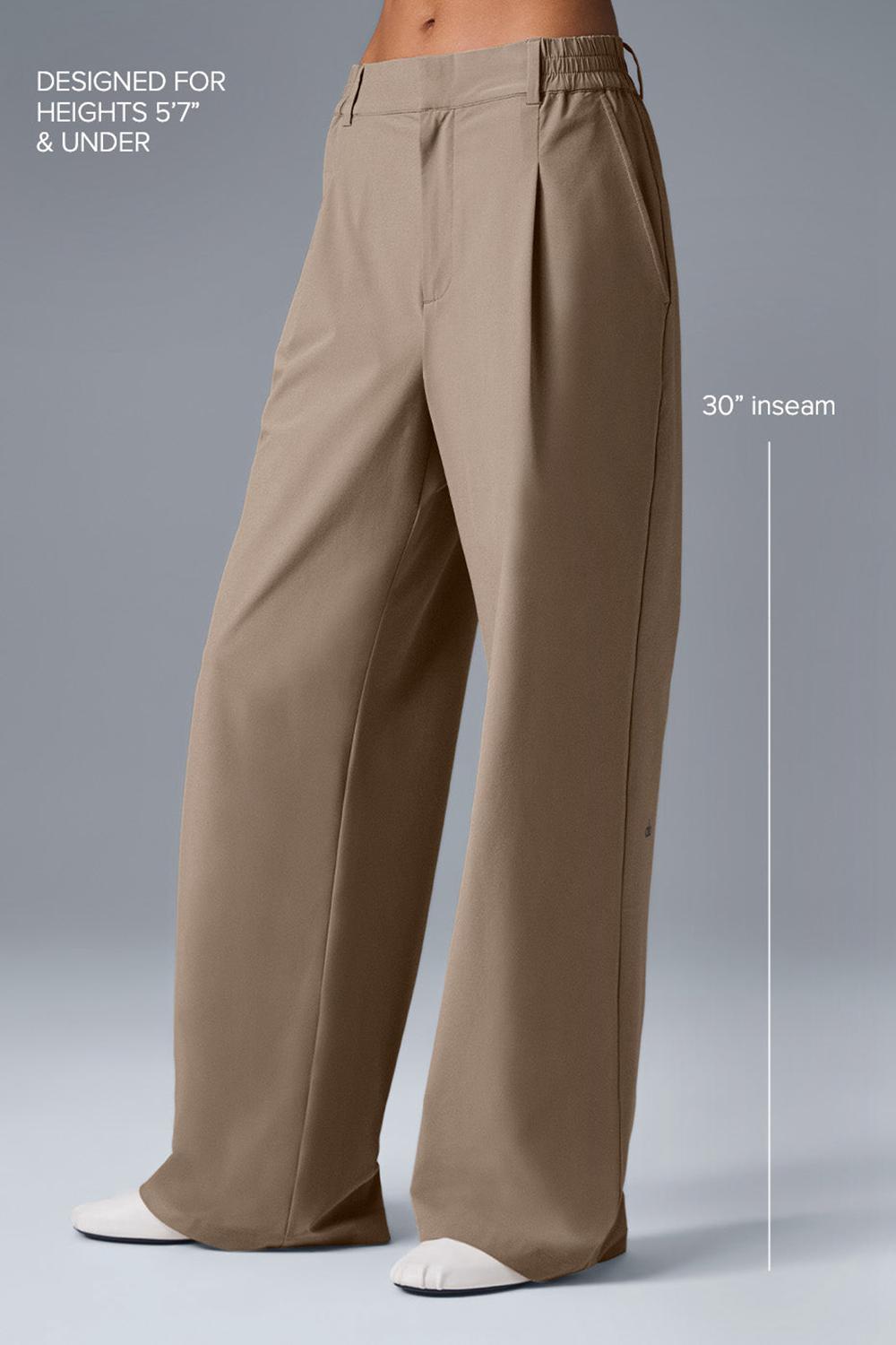 Alo Yoga High-Waist Pursuit (Regular) Donna Pant Gravel | Italia  JWC-510364