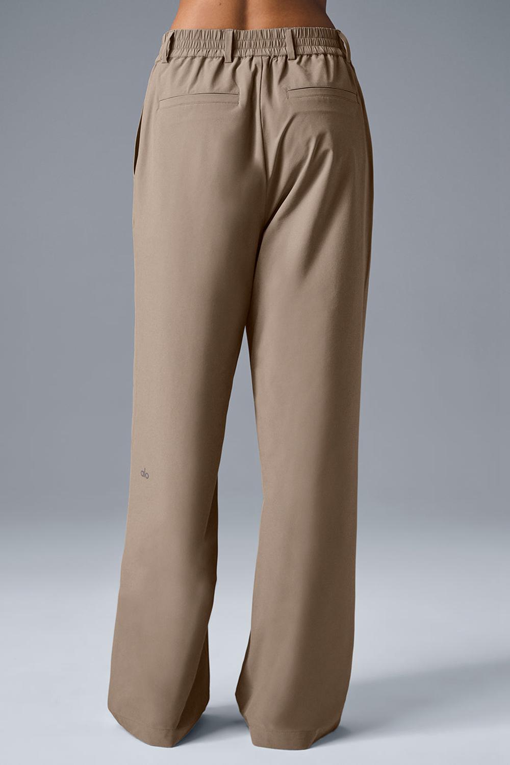 Alo Yoga High-Waist Pursuit (Regular) Donna Pant Gravel | Italia  JWC-510364