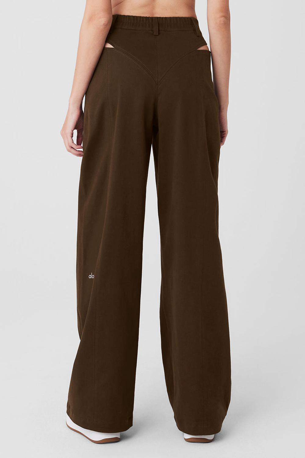 Alo Yoga High-Waist Risk Taker Donna Pant Espresso | Italia  MBJ-839657