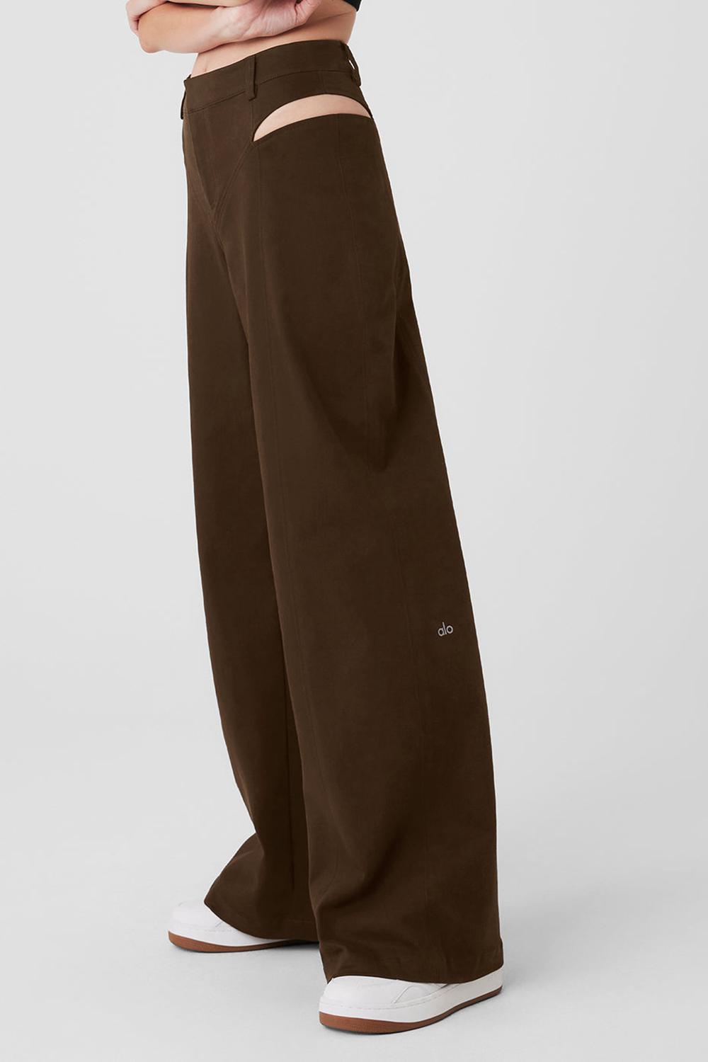 Alo Yoga High-Waist Risk Taker Donna Pant Espresso | Italia  MBJ-839657