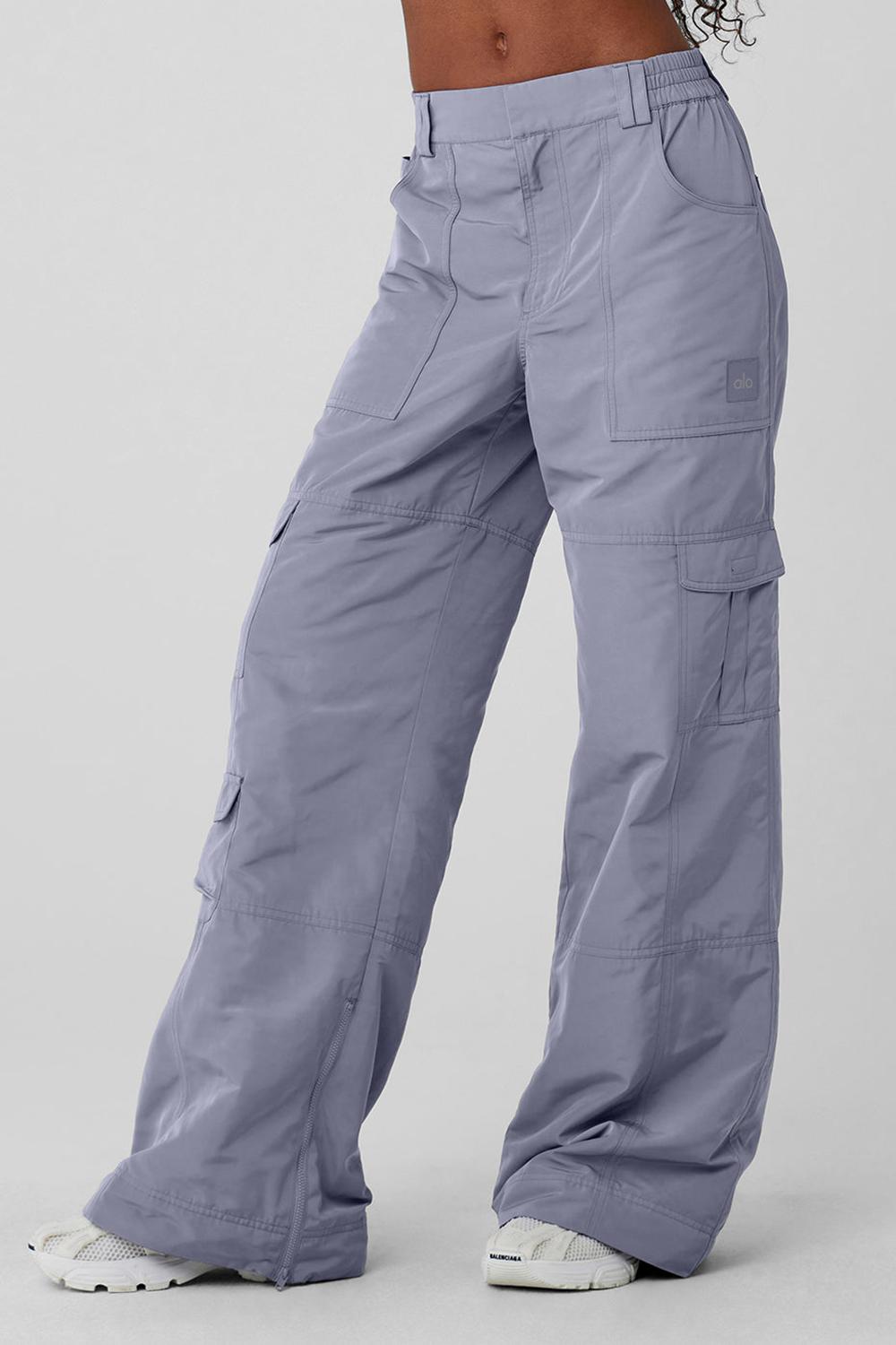 Alo Yoga High-Waist Ski-Moto Donna Pant Fog | Italia  QGH-178264