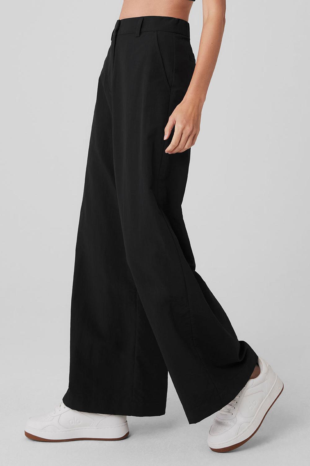 Alo Yoga High-Waist Street Smart Donna Pant Nere | Italia  DUQ-572198
