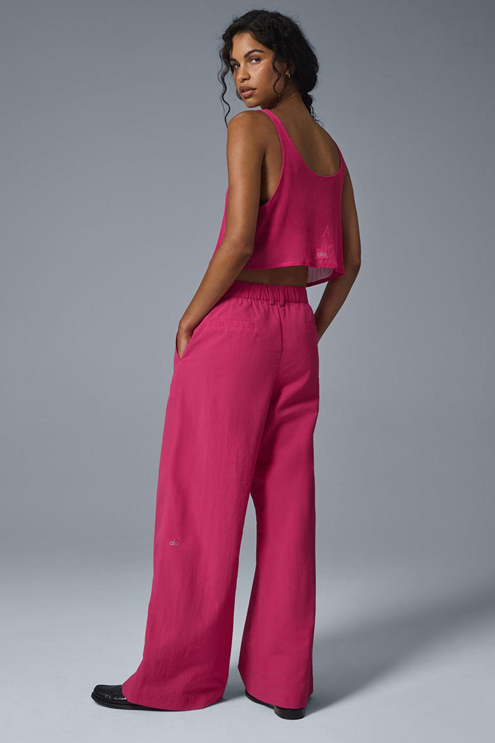 Alo Yoga High-Waist Street Smart Donna Pant Rosa | Italia  TLG-305264