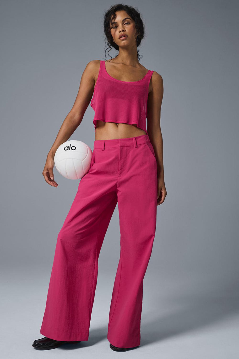 Alo Yoga High-Waist Street Smart Donna Pant Rosa | Italia  TLG-305264