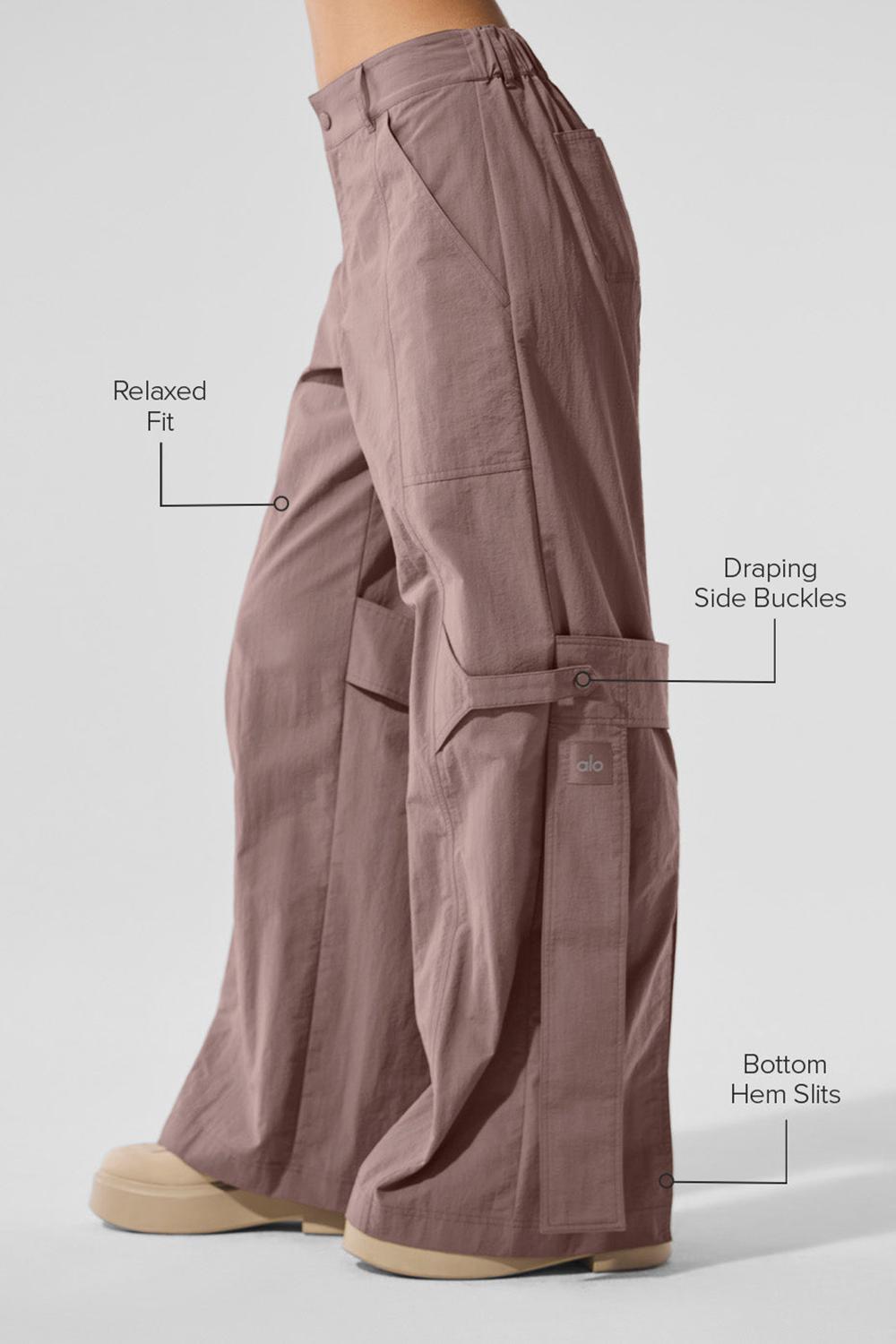 Alo Yoga High-Waist Voyager Donna Pant Mushroom | Italia  XTA-235706