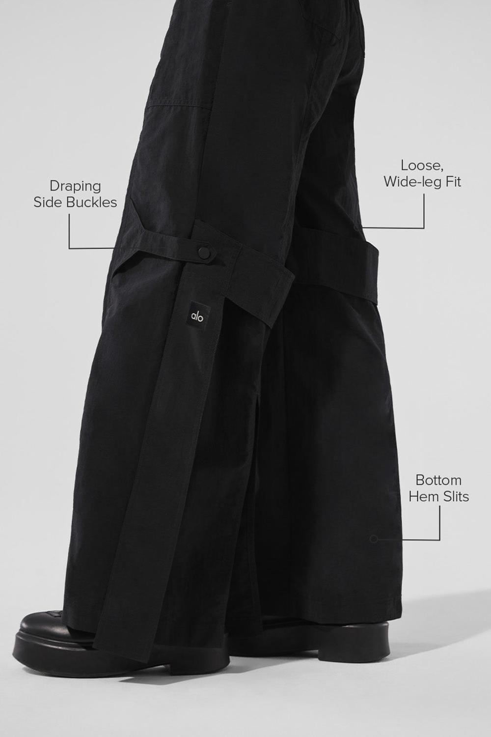 Alo Yoga High-Waist Voyager Donna Pant Nere | Italia  JPD-698237