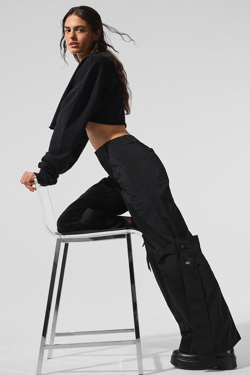 Alo Yoga High-Waist Voyager Donna Pant Nere | Italia  JPD-698237