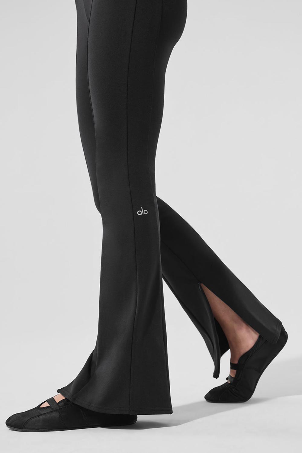 Alo Yoga High-Waist Zip It Flare Donna Legging Nere | Italia  EKN-956872
