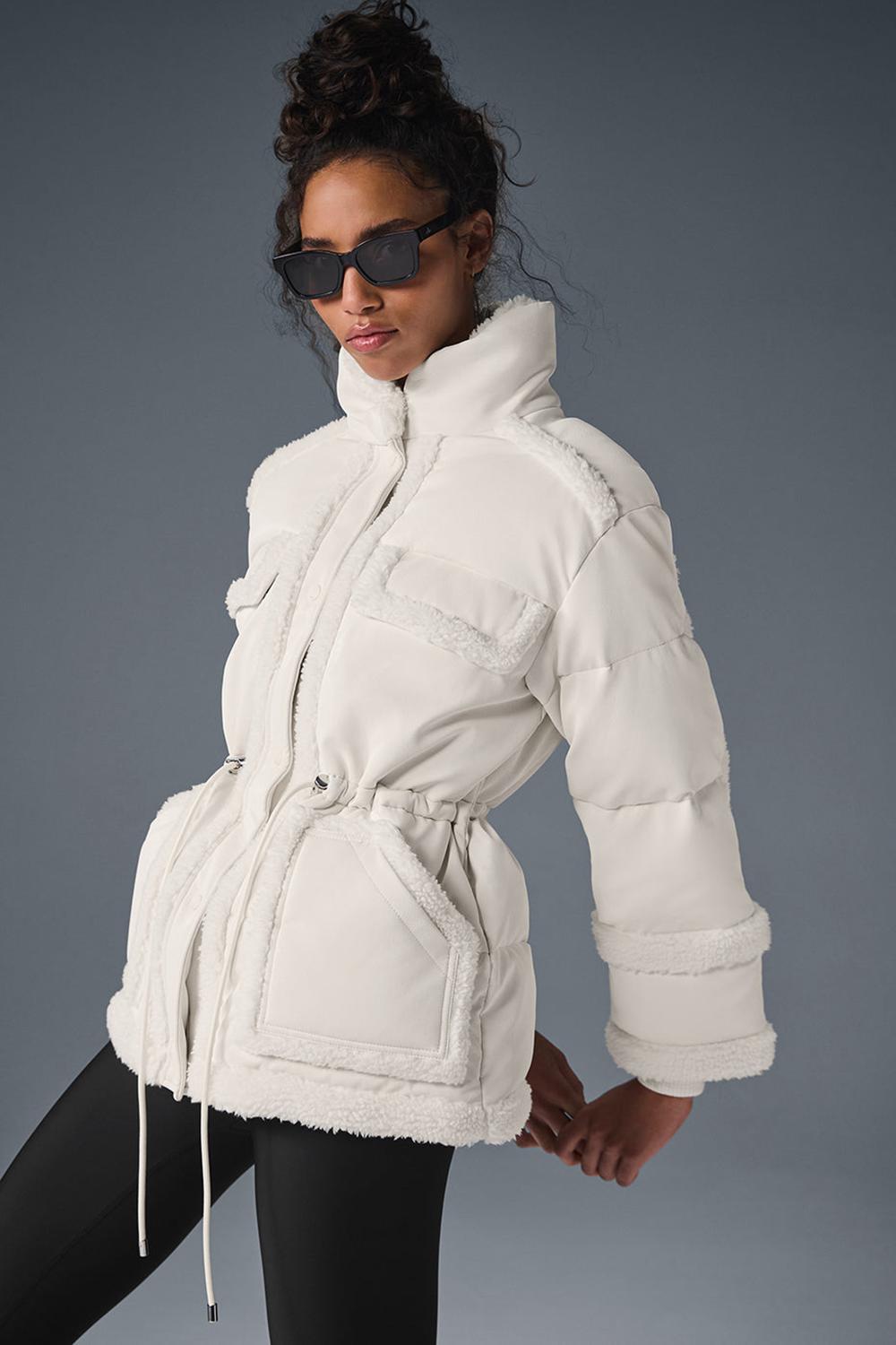 Alo Yoga Ice Breaker Donna Giacca Ivory | Italia  YUI-429831