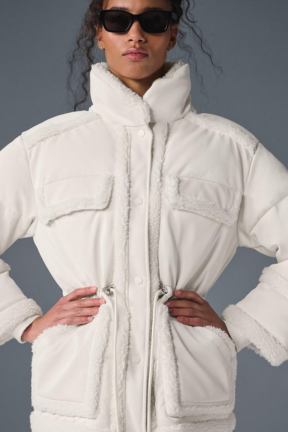 Alo Yoga Ice Breaker Donna Giacca Ivory | Italia  YUI-429831