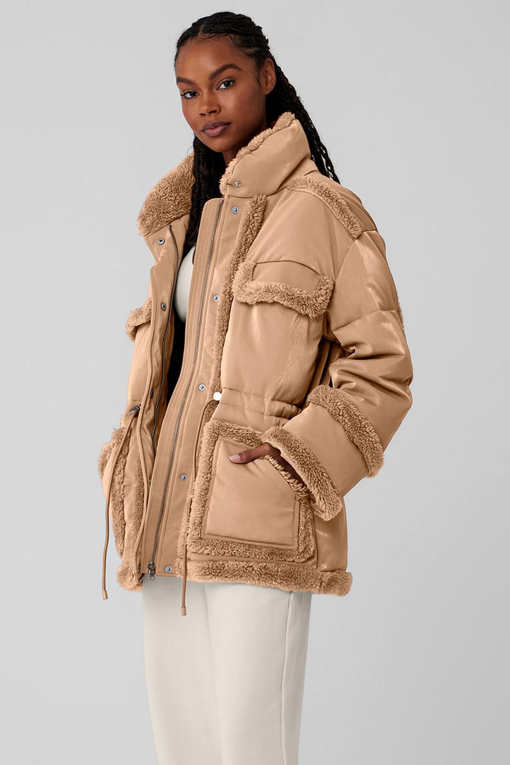 Alo Yoga Ice Breaker Donna Giacca Toasted Almond | Italia  ZSD-653974