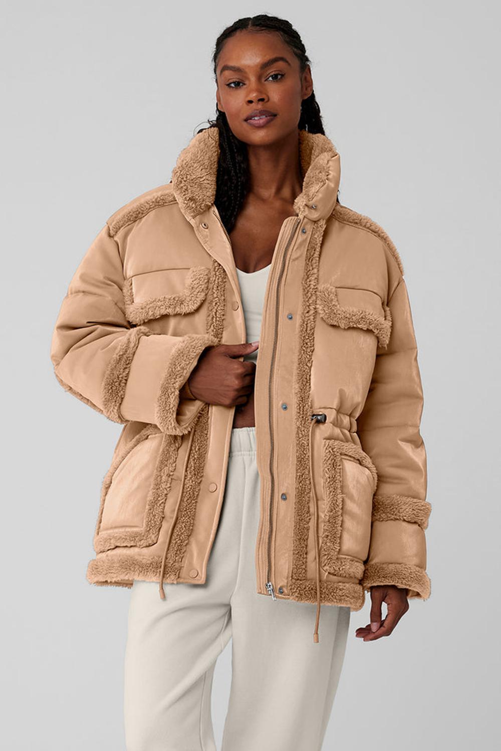 Alo Yoga Ice Breaker Donna Giacca Toasted Almond | Italia  ZSD-653974