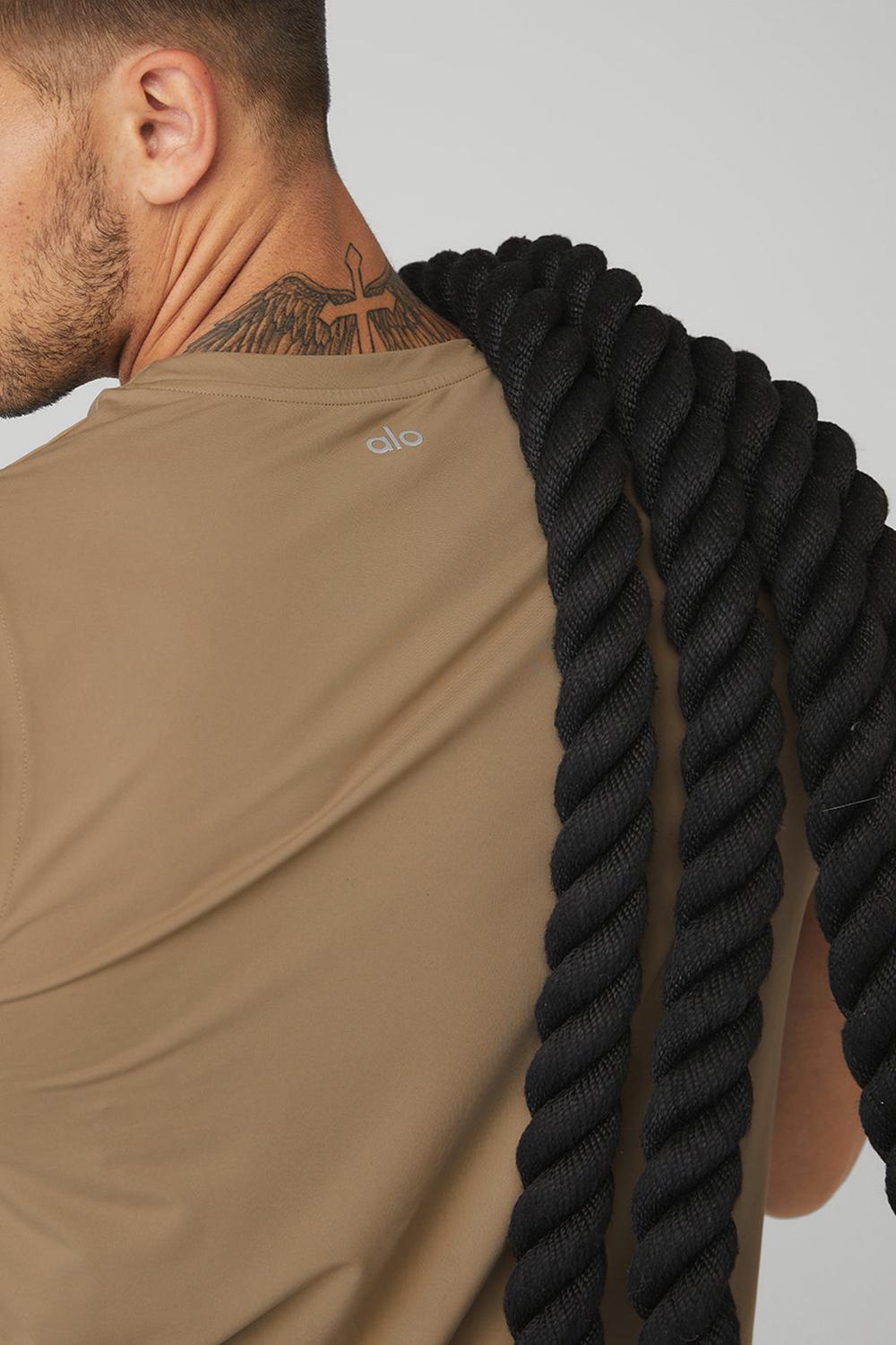 Alo Yoga Idol Performance Uomo Tank Gravel | Italia  TMC-913562