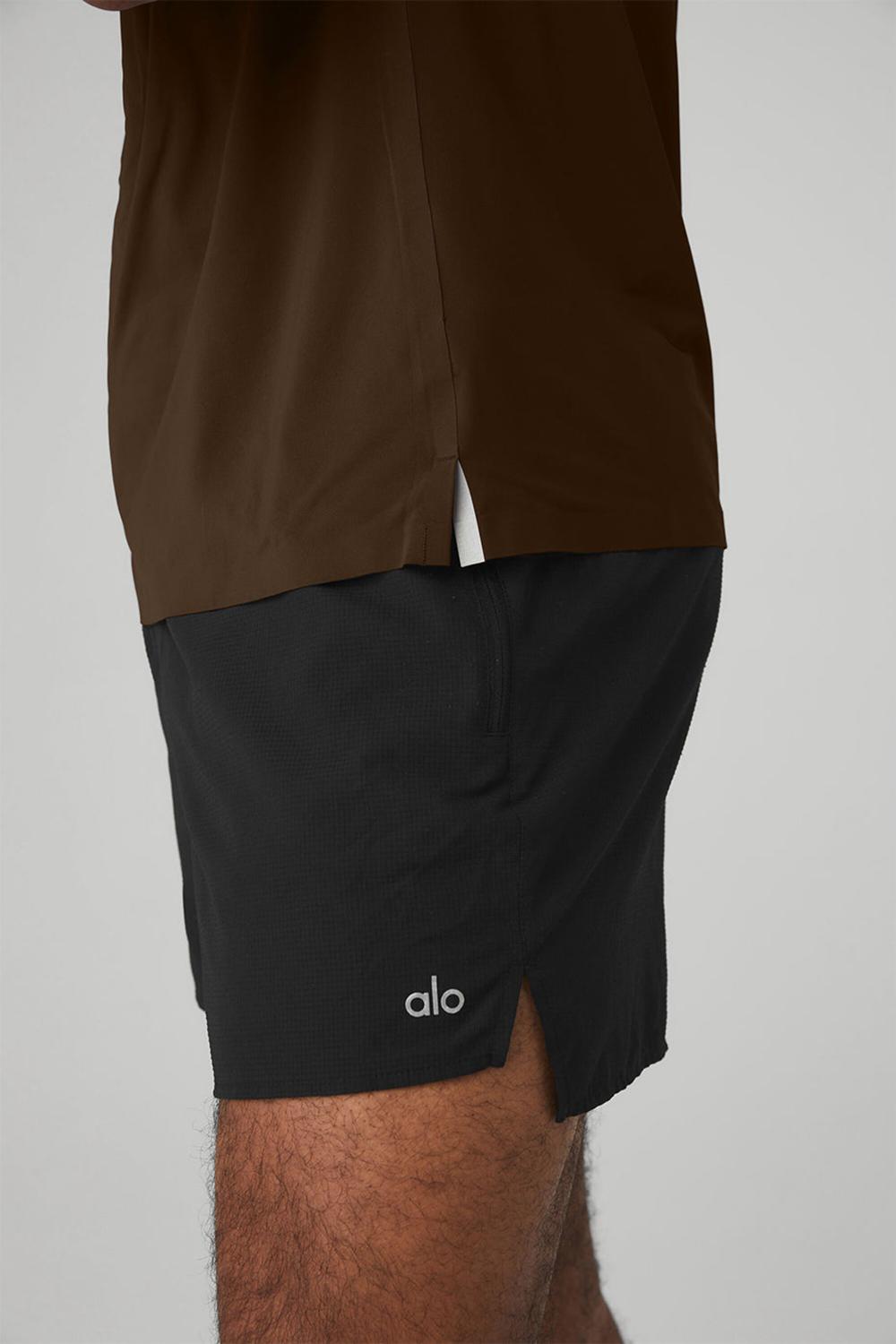 Alo Yoga Idol Performance Uomo Tee Espresso | Italia  FVZ-982570