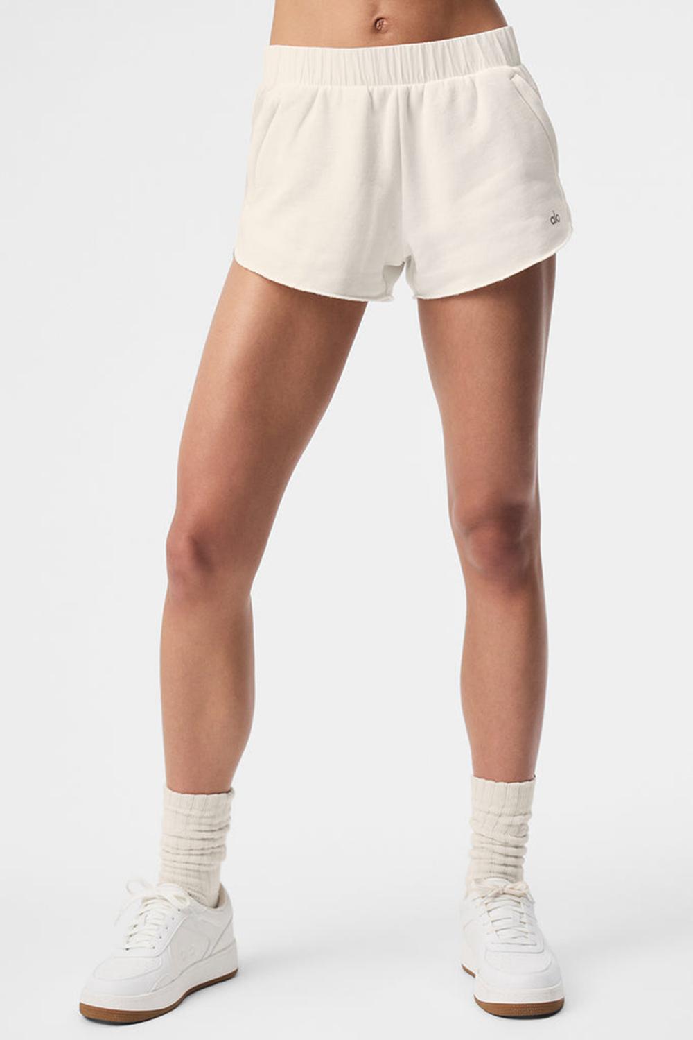 Alo Yoga In The Air Dolphin Donna Short Ivory | Italia  HXF-795216