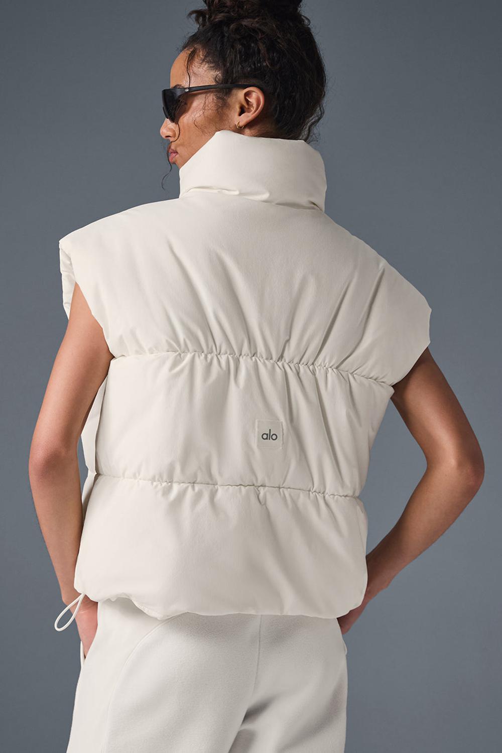 Alo Yoga Incline Donna Gilet Ivory | Italia  QIY-029581