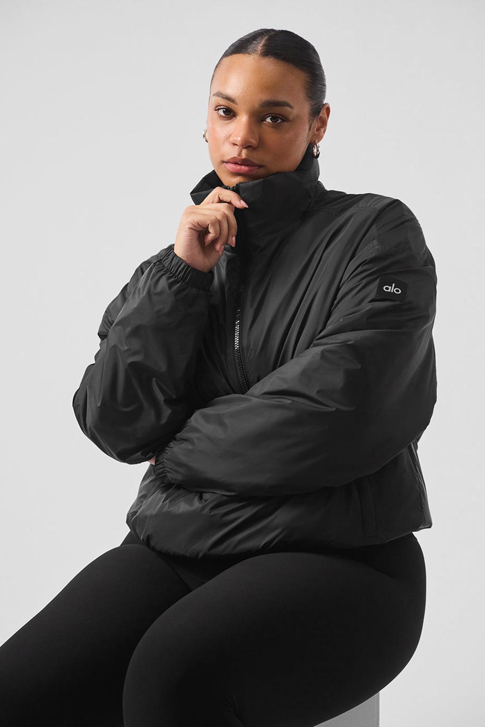 Alo Yoga Latitude Light Weight 1/2 Zip Pullover Donna Giacca Nere | Italia  GWP-241689