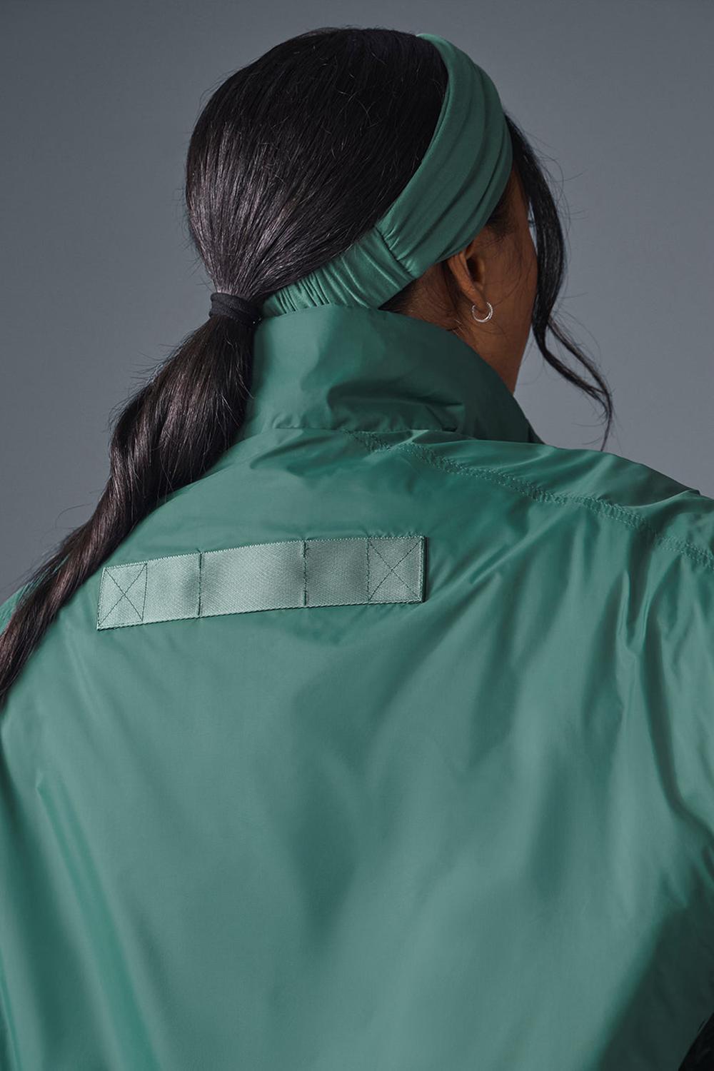 Alo Yoga Latitude Light Weight 1/2 Zip Pullover Donna Giacca Winter Ivy | Italia  IYV-873042