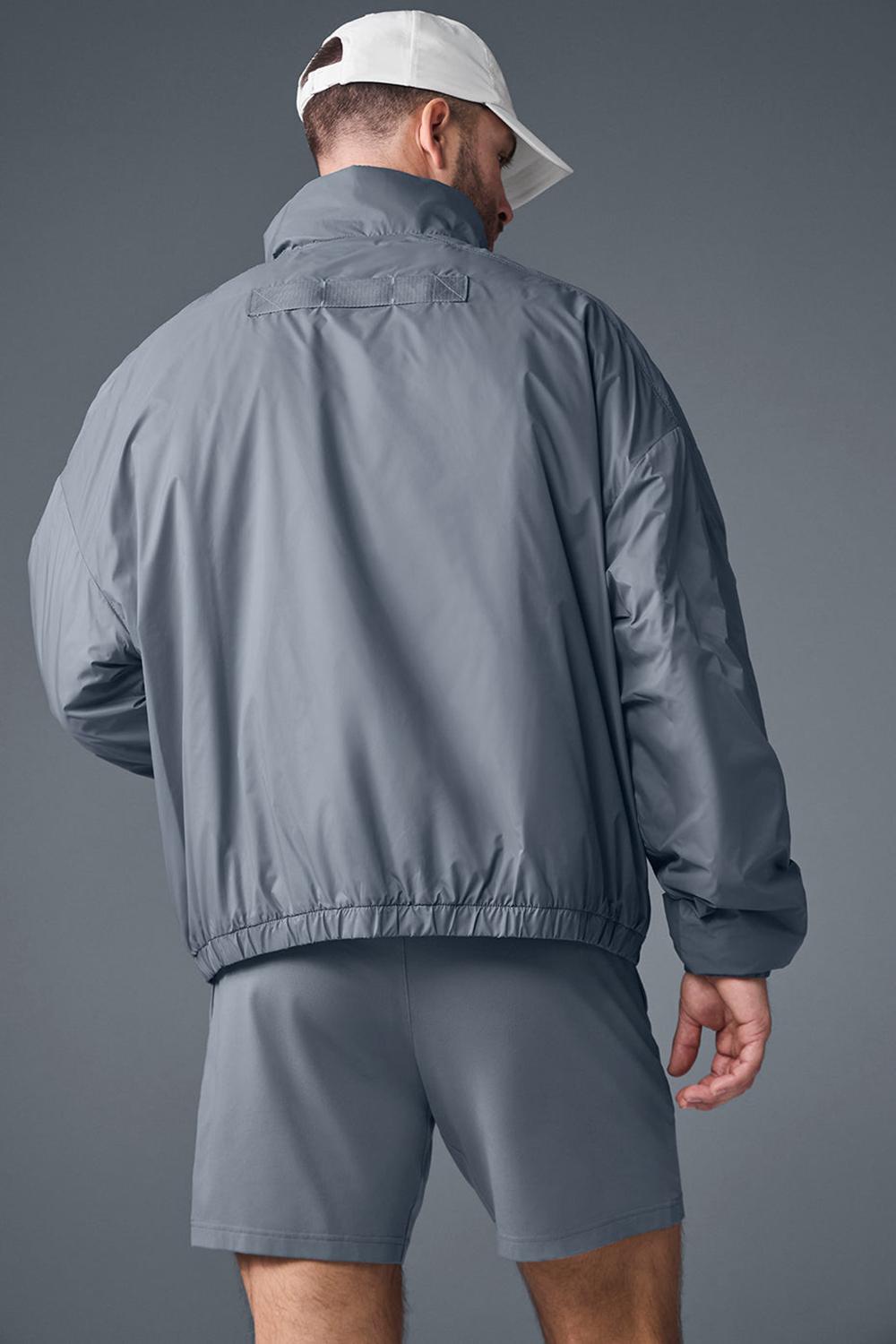 Alo Yoga Latitude Light Weight 1/2 Zip Uomo Giacca Grigie | Italia  FQH-760925
