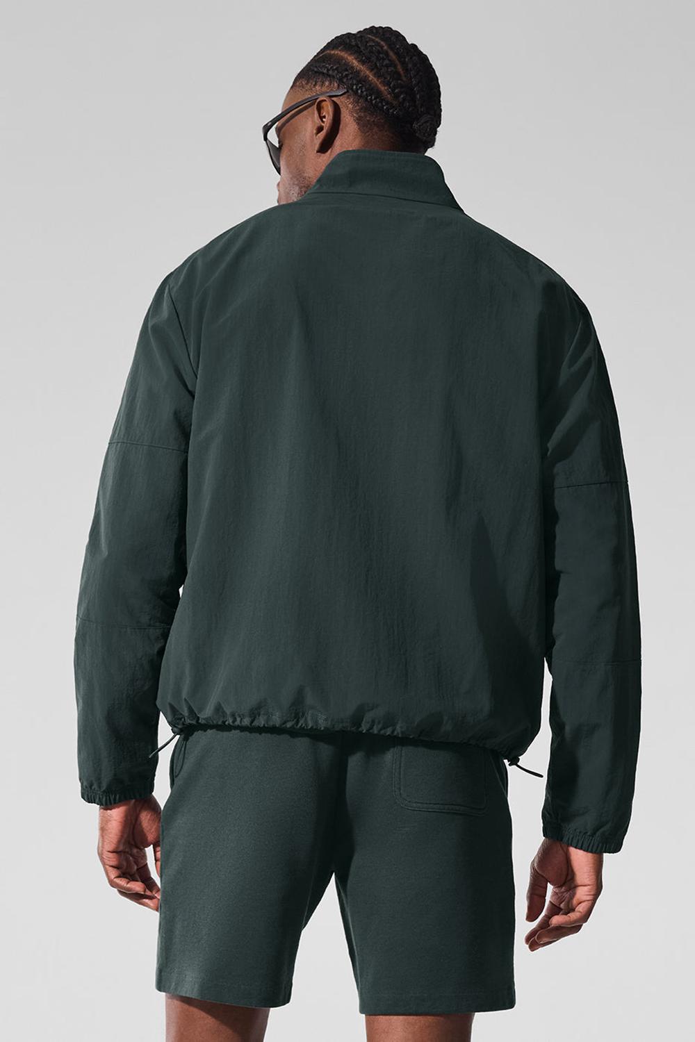 Alo Yoga Light Weight Takeaway Track Uomo Pullover Verdi | Italia  KMU-632085
