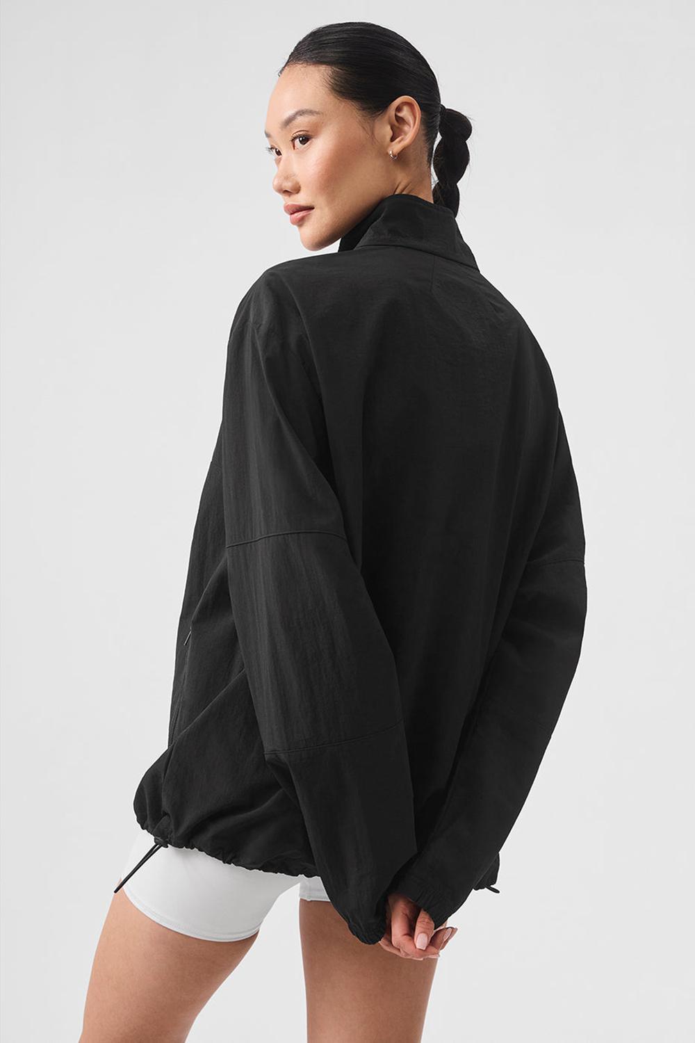 Alo Yoga Lightweight Takeaway Track Donna Pullover Nere | Italia  ONG-780134