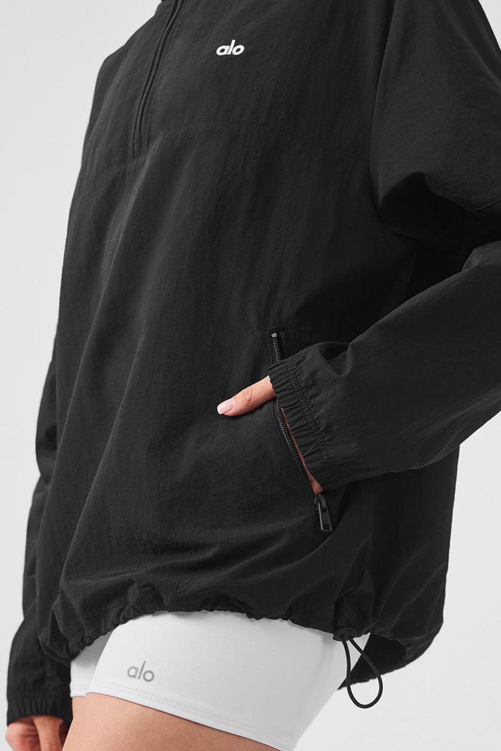 Alo Yoga Lightweight Takeaway Track Donna Pullover Nere | Italia  ONG-780134