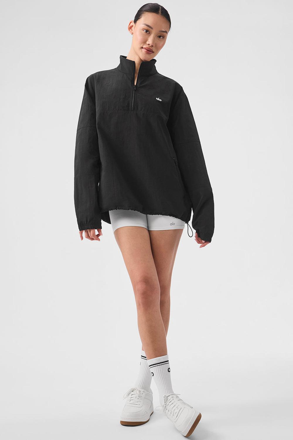 Alo Yoga Lightweight Takeaway Track Donna Pullover Nere | Italia  ONG-780134