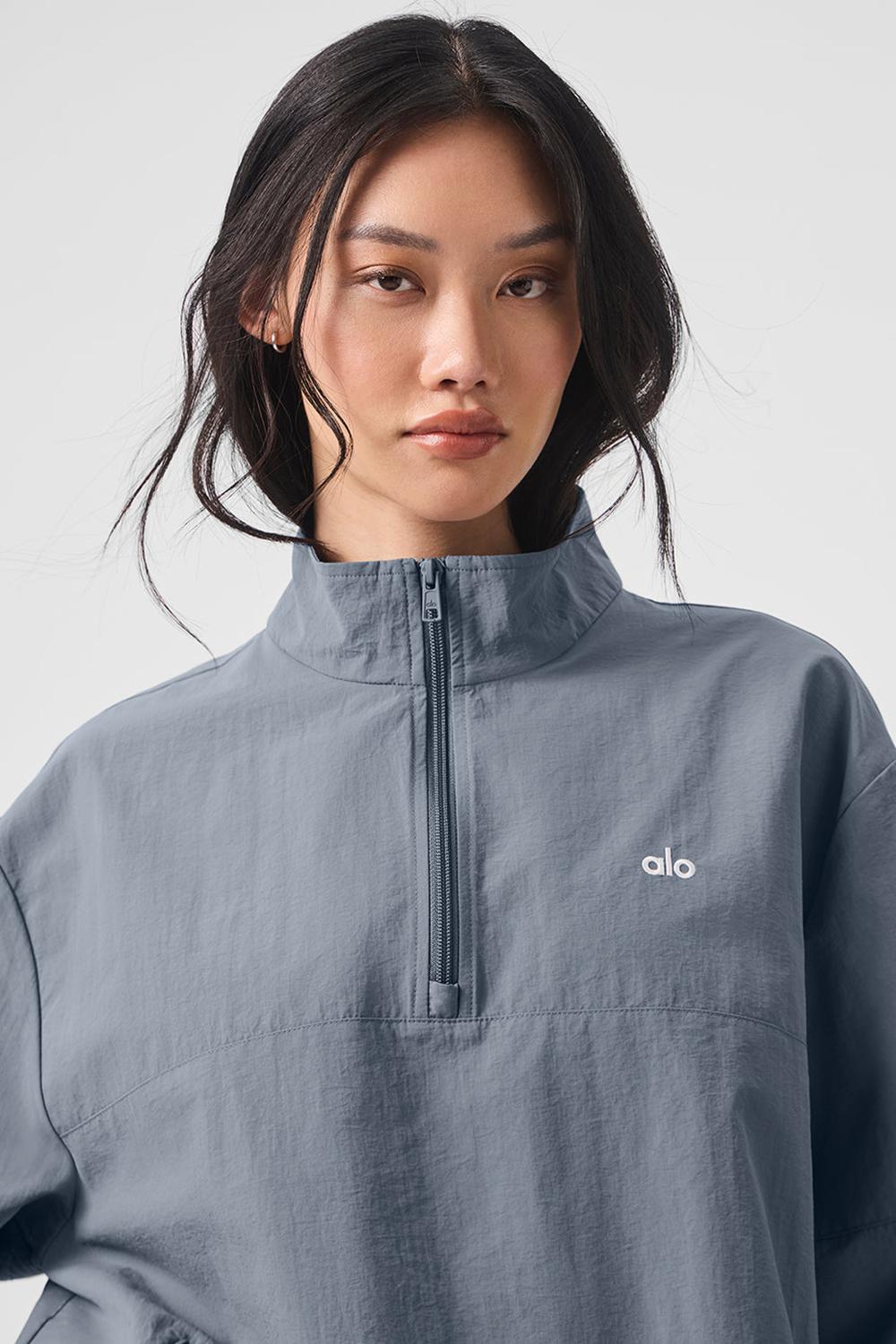 Alo Yoga Lightweight Takeaway Track Donna Pullover Grigie | Italia  XWQ-472098