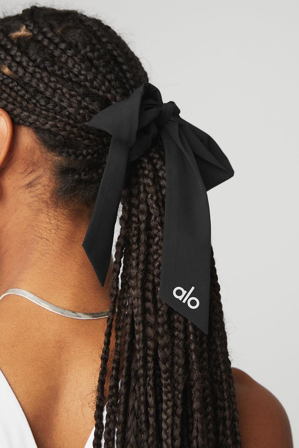 Alo Yoga Love Knots Tie Donna Scrunchie Nere | Italia  PZO-276951