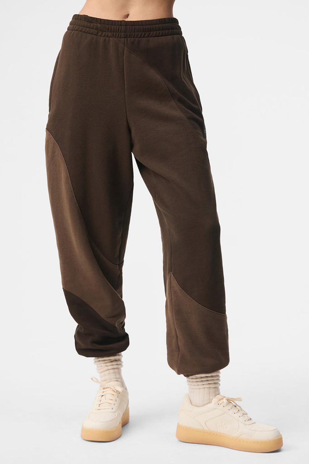 Alo Yoga Make Waves Donna Sweatpant Espresso Tonal | Italia  VXC-543192