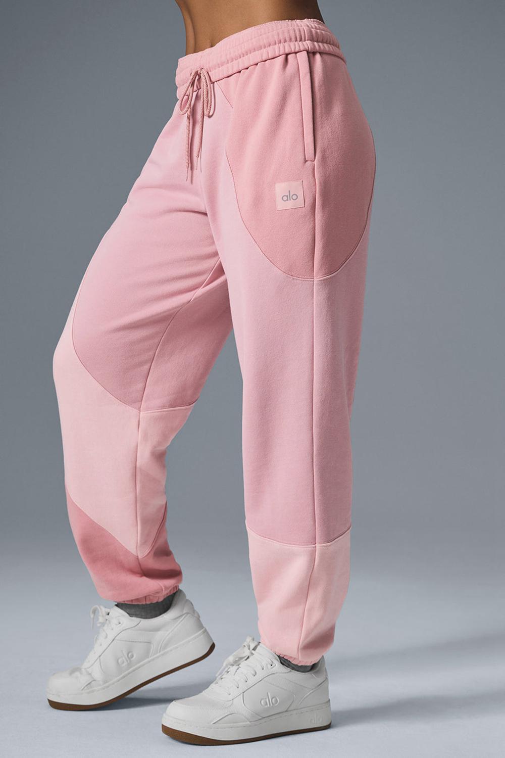 Alo Yoga Make Waves Donna Sweatpant Rosa | Italia  AYH-017263